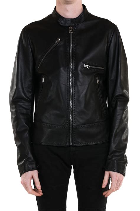 ittierre dolce gabbana wool leather coat|Dolce & Gabbana jacket men.